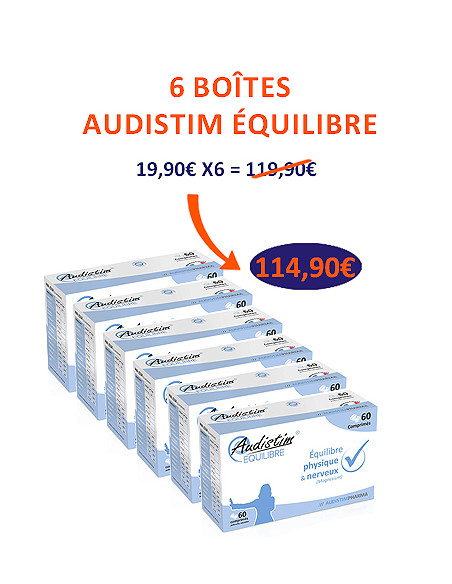 Offre couplée 08 : 6 boîte d'Audistim Équilibre