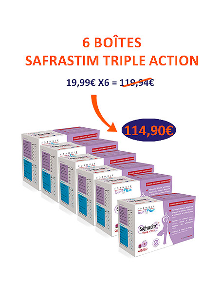 Offre couplée 09 : 6 boîtes de Safrastim