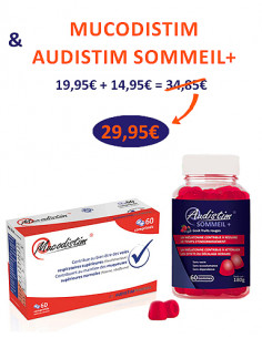 Offre couplée 03 : 
MUCODISTIM & Audistim SOMMEIL+