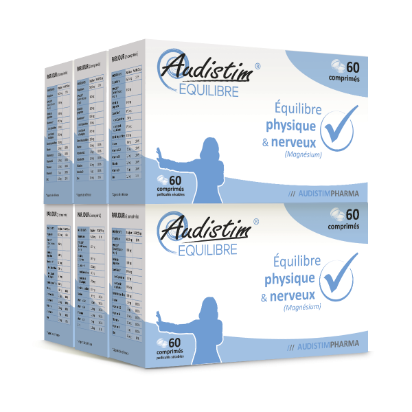 OFFRE COUPLÉE BON PLAN : 6 boîtes d'Audistim Équilibre