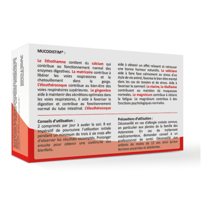 offre couplée bon plan  : 1 boîte de MUCODISTIM & 1 boîte d'Audistim SOMMEIL+