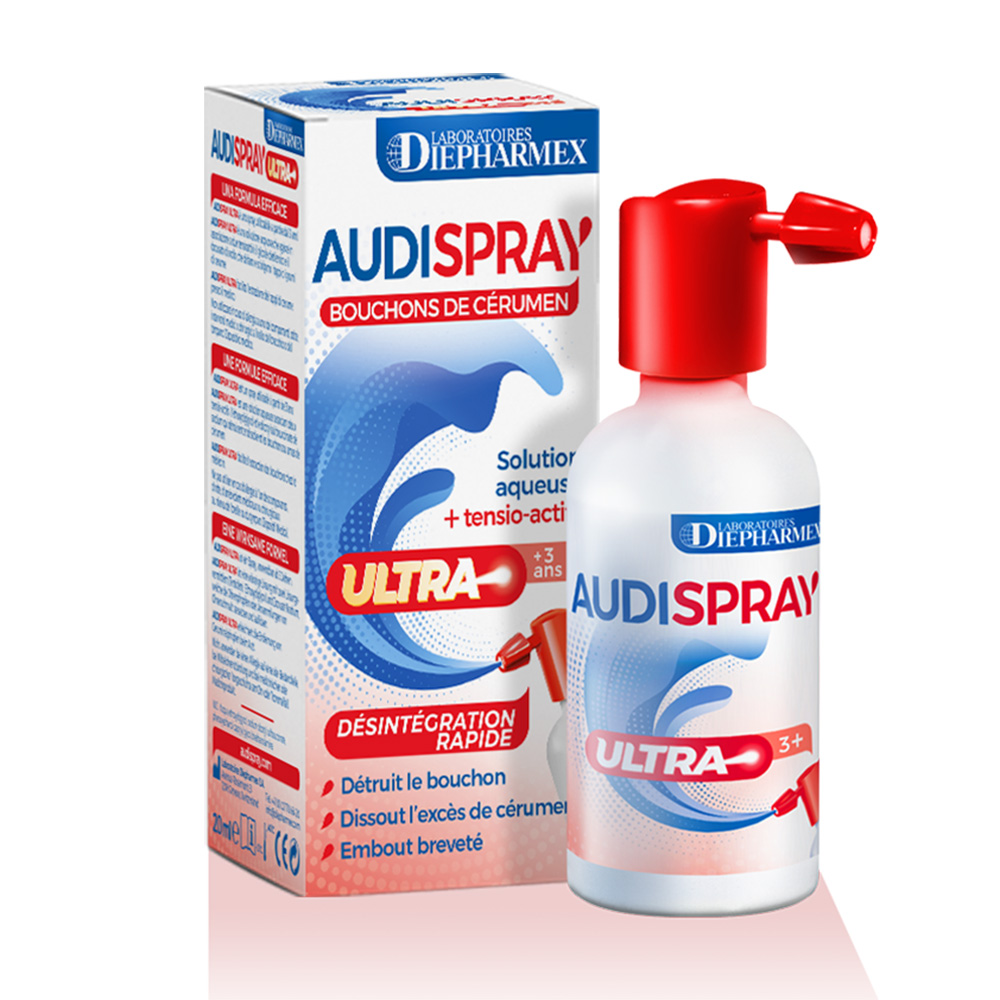 Audispray - Spray auriculaire Bouchon de Cérumen