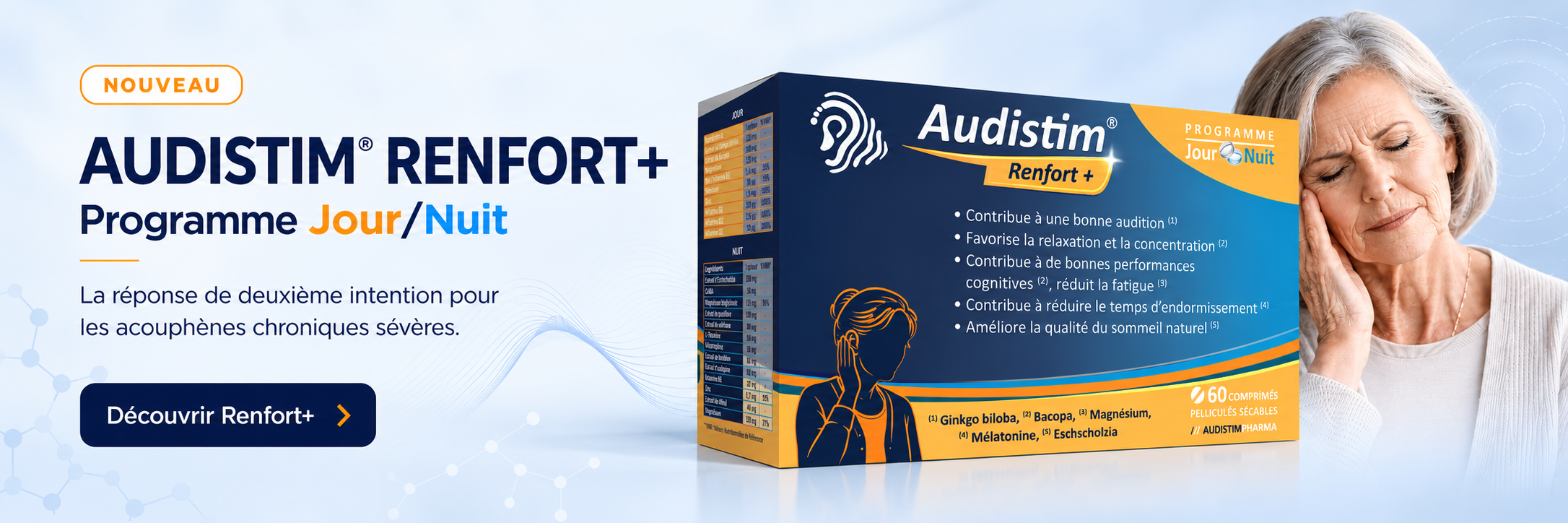 Audistim Renfort+ Programme Jour Nuit